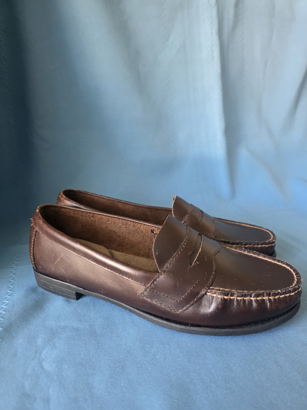 Eastland Classic II Leather Penny Loafers Dark Brown Women's Sz 9M